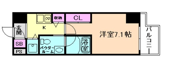 リンクハウス京町堀の物件間取画像